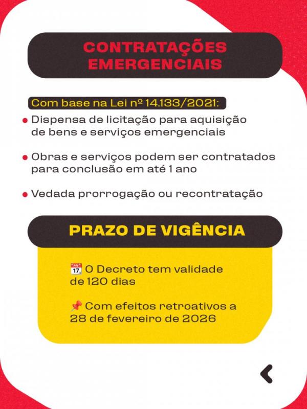 Prefeitura de Floriano decreta situação de emergência após fortes chuvas no município(Imagem:Secom)