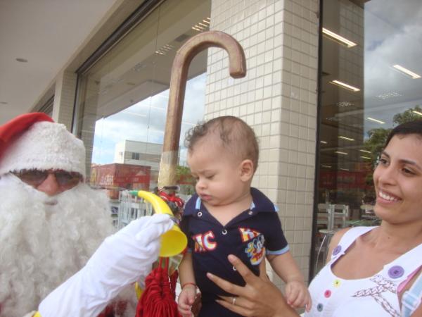 Momento Papai Noel(Imagem:reda&ccedil;&atilde;o)