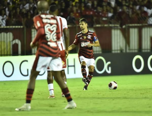  Rodrigo Caio voltou a jogar pelo Flamengo.(Imagem:Andr&eacute; Dur&atilde;o )