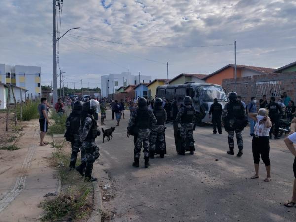 Reintegra&ccedil;&atilde;o de posse na Zona Norte de Teresina(Imagem:Francisco Lima)