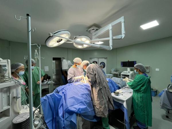 HPM avan&ccedil;a em procedimentos de alta complexidade e realiza primeira cirurgia de coluna(Imagem:Ascom Sesapi)
