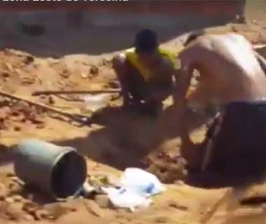Vídeo flagra populares furtando água na zona Leste da capital