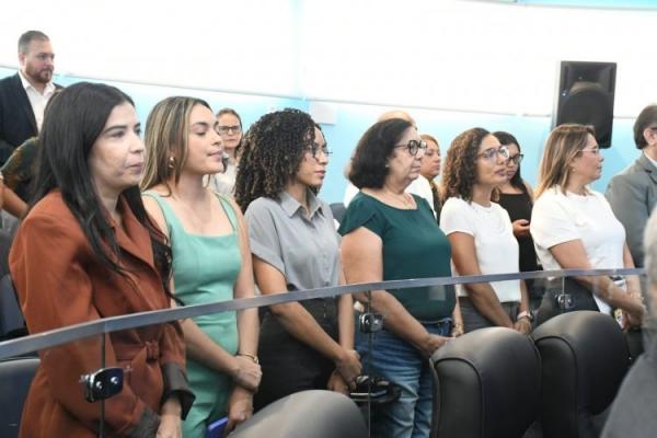 Vice-prefeito Joab Curvina apresenta mensagem do Poder Executivo na abertura do Ano Legislativo 2026(Imagem:Secom)