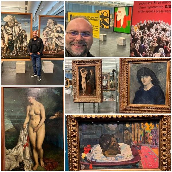Presidente da C&acirc;mara Municipal de Floriano visita S&atilde;o Paulo e aprecia o acervo do Museu de Arte de S&atilde;o Paulo.(Imagem:Reprodu&ccedil;&atilde;o/Instagram)