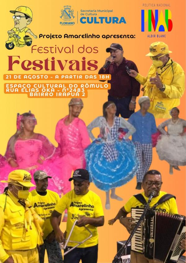 Festival dos Festivais do Projeto Amarelinho anima Floriano com muita cultura e tradi&ccedil;&atilde;o(Imagem:FlorianoNews)
