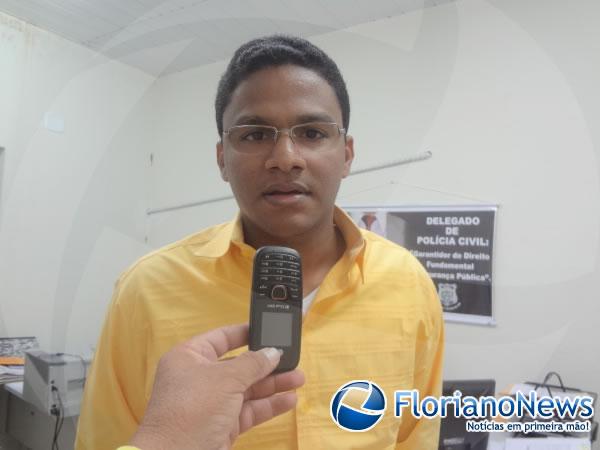 Delegado Luciano Alc&acirc;ntara(Imagem:FlorianoNews)