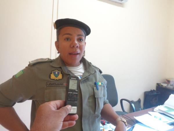 Capit&atilde; Leucijane Barbosa(Imagem:FlorianoNews)
