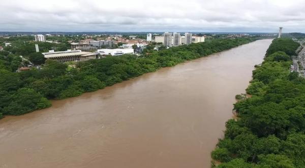 Rio Poti deve ultrapassar cota de alerta de inundação na tarde desta segunda (7) em Teresina, aponta