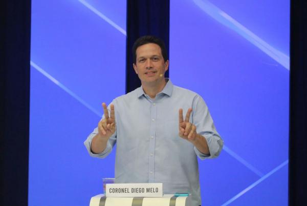 Coronel Diego Melo alega que sofre persegui&ccedil;&atilde;o pol&iacute;tica.(Imagem:Raissa Morais)