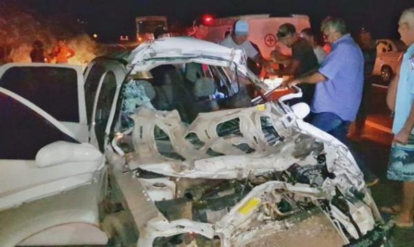 Acidente deixa tr&ecirc;s mortos e dois gravemente feridos no Piau&iacute;.(Imagem:Portalr10)
