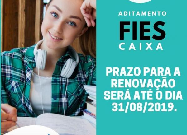 FAESF informa sobre aditamento de renovação do Novo Fies Caixa