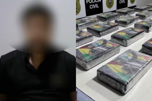 Estudante preso com 30 tabletes de cocaína no PI é condenado a 5 anos de prisão por tráfico de drogas(Imagem:Reprodução)