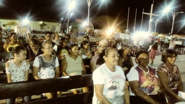 Festejo de Santo Ant&ocirc;nio &eacute; iniciado em Bar&atilde;o de Graja&uacute;.(Imagem:FlorianoNews)