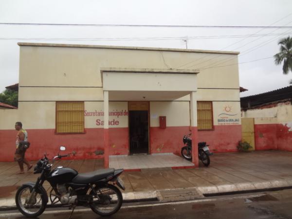Secretaria de Sa&uacute;de de Bar&atilde;o de Graja&uacute;.(Imagem:FlorianoNews)
