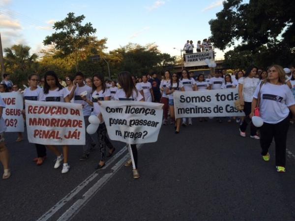 Caminhada pela paz em Teresina lembra vítimas do estupro coletivo