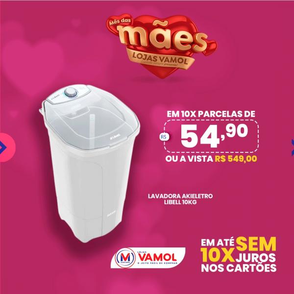 Lojas Vamol prepara um show de ofertas para o Dia das M&atilde;es, confira(Imagem:Divulga&ccedil;&atilde;o)