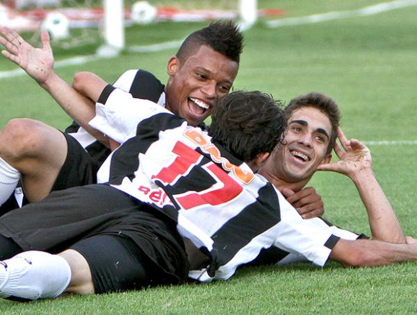 Neto Berola comemora gol do Atl&eacute;tico-MG.(Imagem:Bruno Cantini / Site Oficial do Atl&eacute;tico-MG)