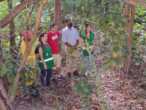 Meio Ambiente visita Projeto de Botânica e Paisagismo da UFPI e apoia iniciativa