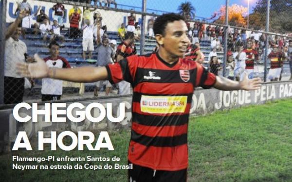 Neymar lidera retorno do Santos à Copa do Brasil contra Flamengo-PI