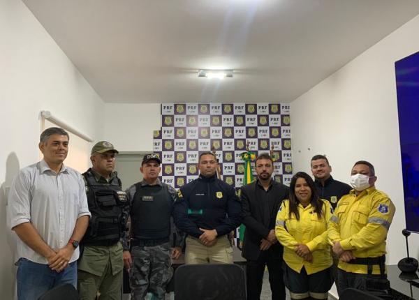 PRF reúne órgãos de segurança para alinhar procedimentos para evento que ocorrerá em Teresina