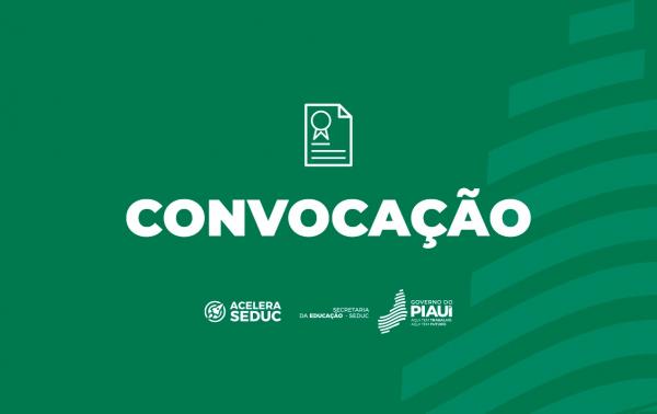Seduc convoca mais de 180 professores para atuarem em escolas de 47 municípios piauienses