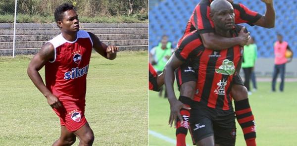 Duelo de Fabianos no Est&aacute;dio Albert&atilde;o.(Imagem:Douglas Junior/O Estado e Josiel Martins)