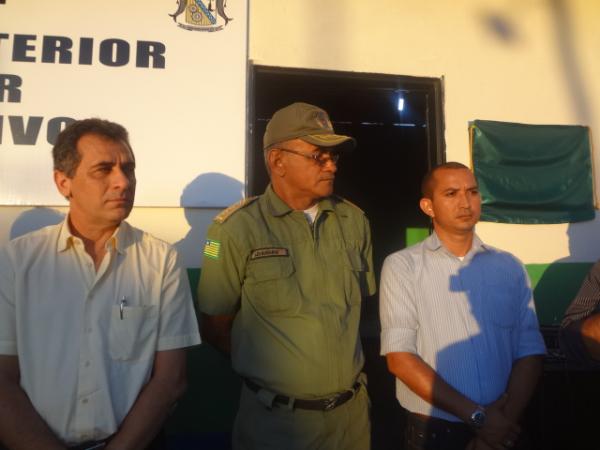 Prefeitura de Floriano em parceria com o 3&ordm; BPM inaugura base policial.(Imagem:FlorianoNews)