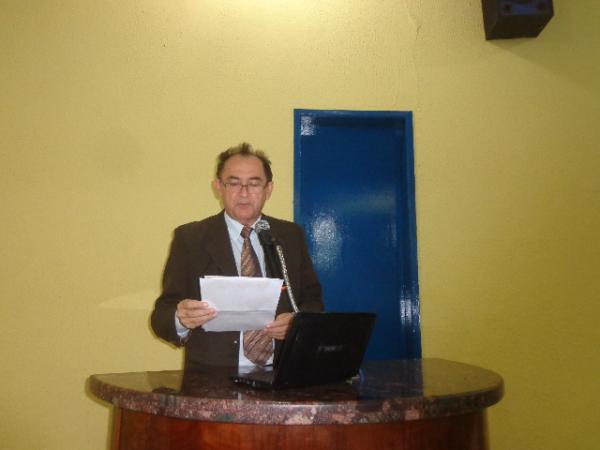 Vereador Ant&ocirc;nio Reis (PSDC).(Imagem:FlorianoNews)