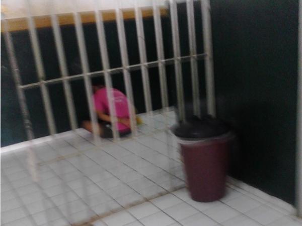 Preso sofreu tentativa de homic&iacute;dio em uma das celas da Casa de Cust&oacute;dia.(Imagem:Sinpoljuspi)