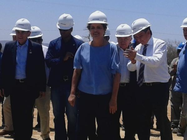 Dilma visita obras da Transnordestina atrasadas há cinco anos no Piauí
