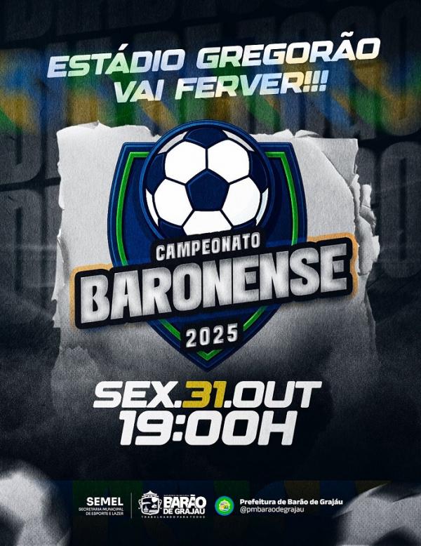 Campeonato Baroense 2025 promete agitar o Estádio Gregorão