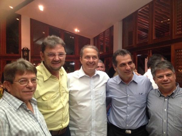 Prefeito Gilberto Júnior esteve na recepção a Eduardo Campos