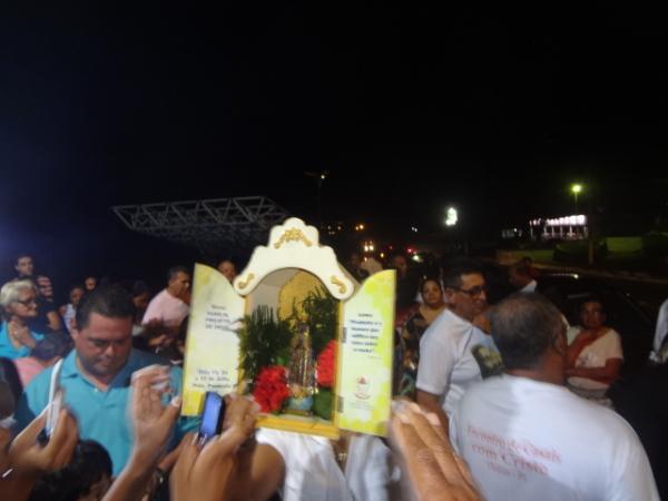 R&eacute;plica de N. S. Aparecida &eacute; recebida em Floriano.(Imagem:FlorianoNews)