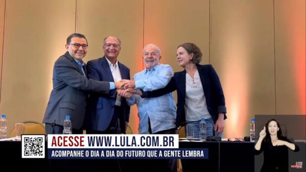 PSB confirma Geraldo Alckmin como vice-presidente na chapa de Lula
