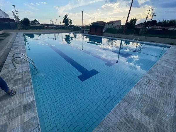  Local tem piscina semiol&iacute;mpica que j&aacute; funciona com aulas de hidrogin&aacute;stica para idosos.(Imagem:Divulga&ccedil;&atilde;o/Secult-PI )