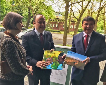 Wellington Dias participa de exposição sobre a Serra da Capivara na Alemanha