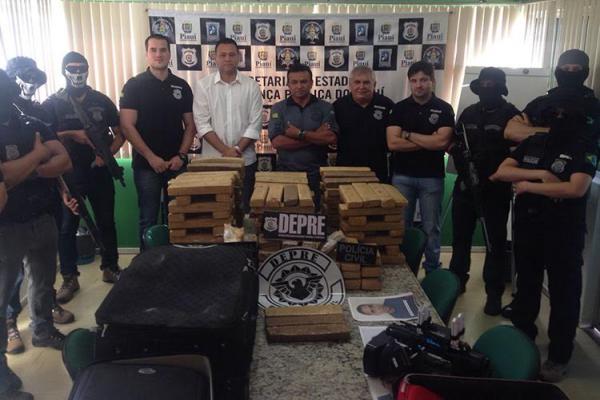 Droga apreendida na divisa do PI com a BA está avaliada em mais de R$ 400 mil