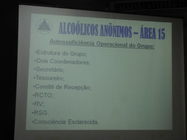Grupo de Alcoólicos Anônimos promoveu XXV Encontro da área 15 em Floriano