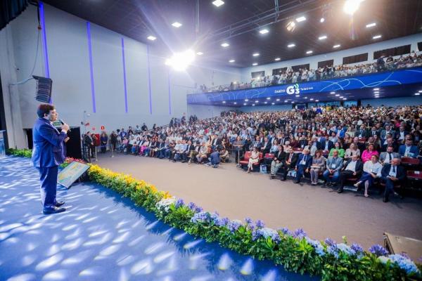 Rafael Fonteles defende alinhamento de pol&iacute;ticas p&uacute;blicas entre Estado, Uni&atilde;o e munic&iacute;pios para agilizar o desenvolvimento do Piau&iacute;.(Imagem:Gabriel Paulino)
