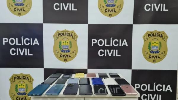 Polícia Civil recupera 71 celulares roubados no Piauí em outros estados e inicia devolução