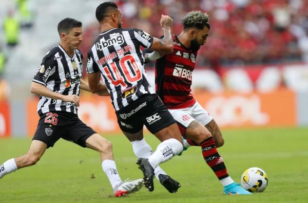  Atl&eacute;tico-MG x Flamengo pelo Brasileir&atilde;o 2022; equipes voltam a se enfrentar na Copa do Brasil.(Imagem:Gilvan de Souza/Flamengo )