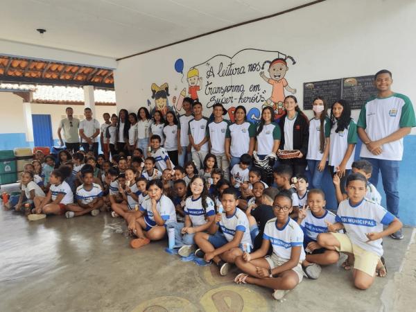 Estudantes promovem conscientização ambiental com crianças no município de Paulistana