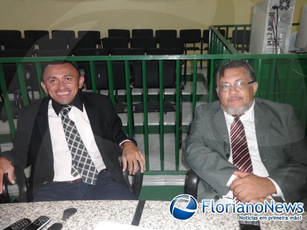 Vereadores Carlos Augusto (PTB) e Carlos Ant&ocirc;nio (PRTB).(Imagem:FlorianoNews)