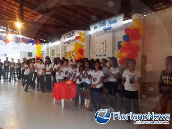 Escola Mega de Floriano realiza 1&ordf; Gincana Liter&aacute;ria.(Imagem:FlorianoNews)