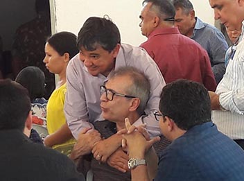 Wellington Dias estreita laços com João Vicente Claudino