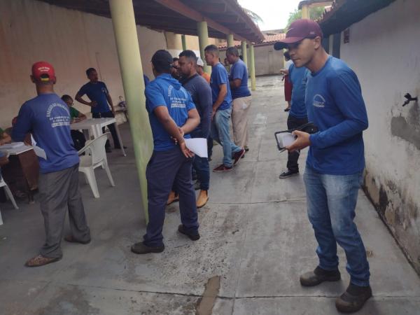  Prefeitura de Floriano promove a&ccedil;&atilde;o de sa&uacute;de no Sindicato dos Arrumadores.(Imagem:FlorianoNews)