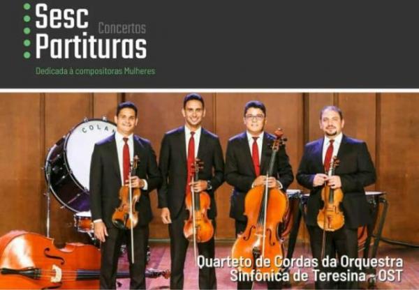 Quarteto de Cordas da Orquestra Sinfônica de Teresina se apresenta em Floriano