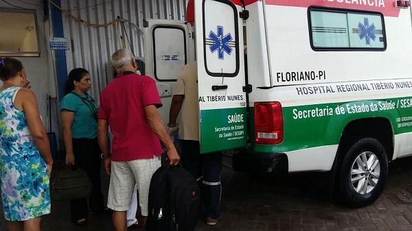 Transfer&ecirc;ncia de uma das v&iacute;timas para a Capital.(Imagem:Jc24horas)