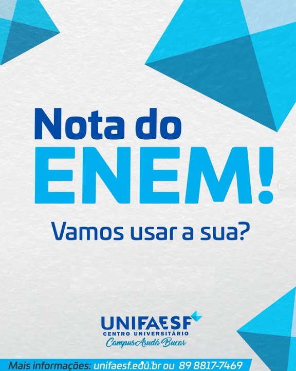 UNIFAESF incentiva uso da nota do ENEM e abre prazo para transferências externas
