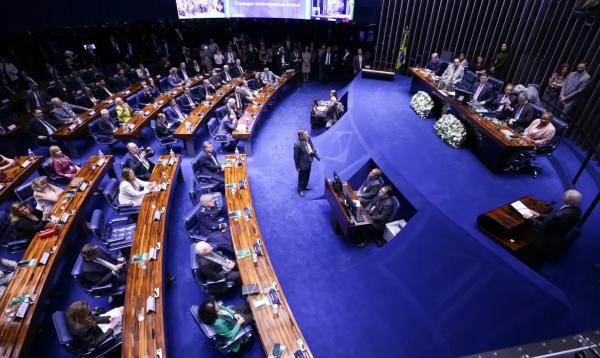 Em meio ao PL da Anistia, Senado homenageia redemocratização do Brasil